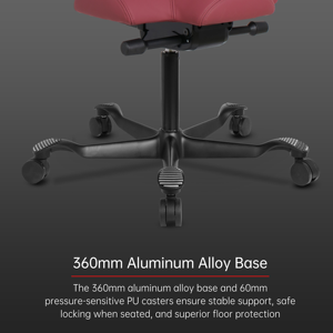 Silla de Oficina Ergonómica <span class=keywords><strong>Adino</strong></span> con Base de Aleación de Aluminio de 360 mm, Correctora de Postura, Éxito de Ventas en Europa - Product Image 6