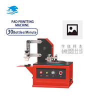 Petite machine de tampographie électrique automatique chinoise |   Machine à tampon d'encre plate haute productivité pour l'emballage de films et de plastiques
