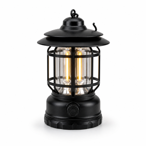 <span class=keywords><strong>Linterna</strong></span> de Camping Vintage JD-L17 L27 COB, Recargable Tipo-C, con Regulación Continua de Intensidad, IPX4, Lámpara Colgante para Tienda de Campaña y Exteriores - Product Image 1