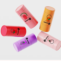 Envases de Plástico PP para Desodorante en Barra con Tapa de Rosca, Tubos Cilíndricos para Cuidado Personal, Botella de PP Vacía, Envase de Plástico