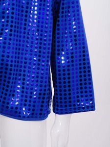 Chaqueta Bolero de Lentejuelas para Niñas, Chaqueta Corta con Frente Abierto para Danza, Ballet, Gimnasia, Actuaciones en Escenario, Patinaje Artístico, Personalizada - Product Image 4