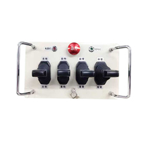 Télécommande de grue 12V 24V à 4 leviers, télécommande hydraulique pour grue, contrôleur de pièce de grue IP68, ensemble de télécommande pour engins lourds