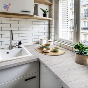 Decorazione casa Mobile a prova di olio cucina Pvc carta da parati autoadesiva marmo - Product Image 3