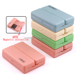 SUNSHING Foldable Pill <b>Container</b> for Travel <b>Tablet</b> Box Weekly Medication Case Daily Pill Organizer Portable Supplements Holder - Product Image 4