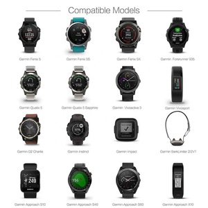 10 pièces dans un paquet Port de charge protecteur de couverture de prise anti-poussière pour Garmin Fenix <span class=keywords><strong>5</strong></span> 5S 5X 6 6S 6X 7 7S 7X Venu Vivoactive4 <span class=keywords><strong>Vivomove</strong></span> - Product Image 3