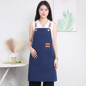 Grembiule da Chef Senza Maniche in Tela di Poliestere con Bretelle Incrociate per Uomo e Donna, per Cucina, Barbecue, Ristorante e Pulizie - Product Image 1