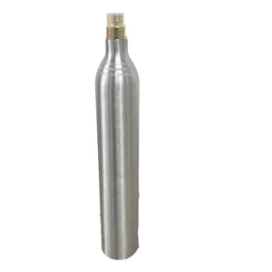 Bouteille de gaz co2 de 0,6 l, 150bar, bouteille de CO2 en aluminium, réservoir de co2 pour équipement de boisson/bière