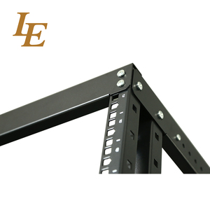 Baie de serveur ouverte LE 19 pouces 18U-47U en acier SPCC à 4 roulettes, 4 poteaux, pour centre de données extérieur, porte en verre personnalisée, refroidissement, capacité de charge 500 kg - Product Image 6