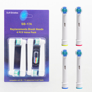 Spazzolino elettrico testa spazzola orale <span class=keywords><strong>b</strong></span> sostituzione con multi testine blister imballaggio vibrante multi-angolo - Product Image 1