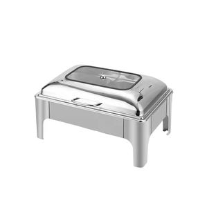 Hôtel commercial en acier inoxydable chauffage électrique poêle à <span class=keywords><strong>buffet</strong></span> petit déjeuner transfrontalier équipement de maintien Visual Flip - Product Image 1