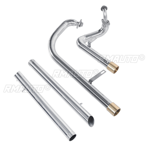 ท่อไอเสียรถจักรยานยนต์แบบยาวพร้อมปลายท่อเก็บเสียง สำหรับ Yamaha Virago XV125 XV250  ทำจากสแตนเลส - Product Image 3