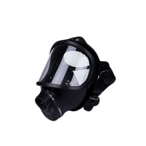 CGLX Kit de máscara de gas de cara ancha Filtro de autoinhalación desgastado en la cabeza Cartucho químico Máscara de gas de cara completa Respirador Máscara de gas de cabeza completa - Product Image 4