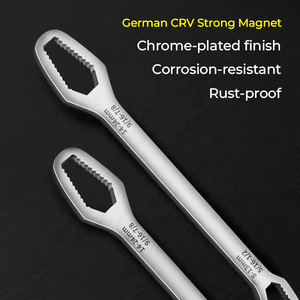 Universeller Selbstspannender Doppelkopf-Ringmaulschlüssel 8-24mm Metrisch für Heim-, Fahrrad- und Autoreparaturwerkzeuge - Product Image 4