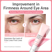 Crème Contour des Yeux Hydratante Anti-Âge au Logo Personnalisé, avec ADN de Saumon, PDRN, Rétinol, Peptides et Niacinamide
