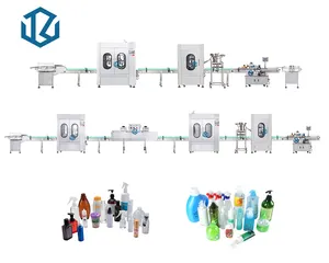 Complete Full Automatic Filling And Capping Machine Production Line With A Filling High Accuracy