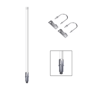 Antenne marine omnidirectionnelle verticale en fibre de verre 4dBi VHF 156-163 MHz pour communication embarquée en gros - Product Image 1