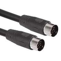 Câble d'extension MIDI DIN 13 broches mâle vers DIN 13 broches mâle, connecteur audio, interface de contrôle du signal électrique UL2919