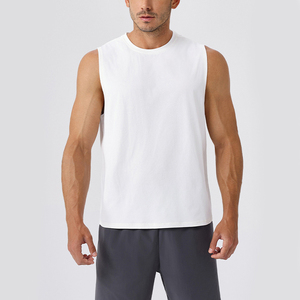 Camiseta Deportiva de Gimnasio de Poliéster con Logotipo Personalizado OME de Alta Calidad, Camiseta Deportiva sin Mangas para Hacer Ejercicio, Chaleco Deportivo de Secado Rápido para Hombre - Product Image 2