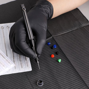 Kit Completo de Pluma Manual para Tatuajes, Herramienta de Tatuaje con Mango Negro para Entrenamiento en Escuelas de Tatuaje y Práctica para Principiantes - Product Image 6