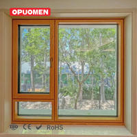 Ventanas Modernas Insonorizadas de PVC con Doble Acristalamiento y Rejilla para Dormitorio y Sala de Estar, Venta al Por Mayor