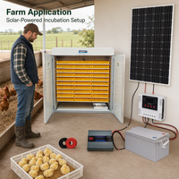 Haute qualité automatique micro-ordinateur contrôlé prix compétitif 5280 oeufs incubateur solaire équipement d'écloserie pour poulet