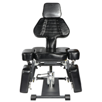 Table de massage pliable en cuir synthétique avec pompe hydraulique réglable de première qualité pour thérapie, tatouage, spa et soins de beauté