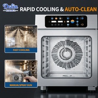 Four à convection professionnel pour la restauration, four combiné 5 plateaux GN 1/1, four vapeur électrique pour la cuisson en cuisine commerciale