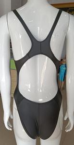 Maillot de bain une pièce personnalisé en cuir PU extensible quadridirectionnel noir, string sexy pour <span class=keywords><strong>femme</strong></span>, idéal pour la plage - Product Image 4