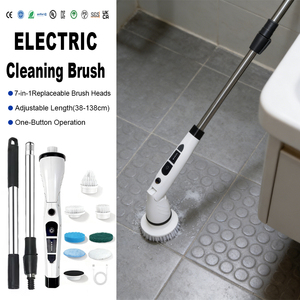 Herramienta de Limpieza Inalámbrica 7 en 1 Personalizada, Resistente al Agua IPX7, para Cocina y Baño, con Ángulo Ajustable, Plástico Ecológico K-10 - Product Image 1