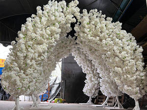 Nhân Tạo Hoa Anh Đào Hoa Hàng Cây Vòm Cửa Đường Dẫn Mặt Trăng Vòm Trang Trí Nội Thất Hoa Anh Đào Vòm Cho Đảng Đám Cưới Backdrop - Product Image 2