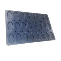 Moules à mini-croissants avec construction sans soudure et cadre en acier haute résistance pour systèmes de cuisson automatique industriels, moules à pain personnalisés