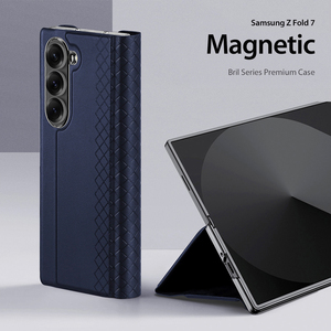 Funda para teléfono con ranuras para tarjetas, adecuada para el teléfono plegable Z Fold 7, funda con inserción de tarjetas integrada para teléfono con pantalla plegable. - Product Image 6