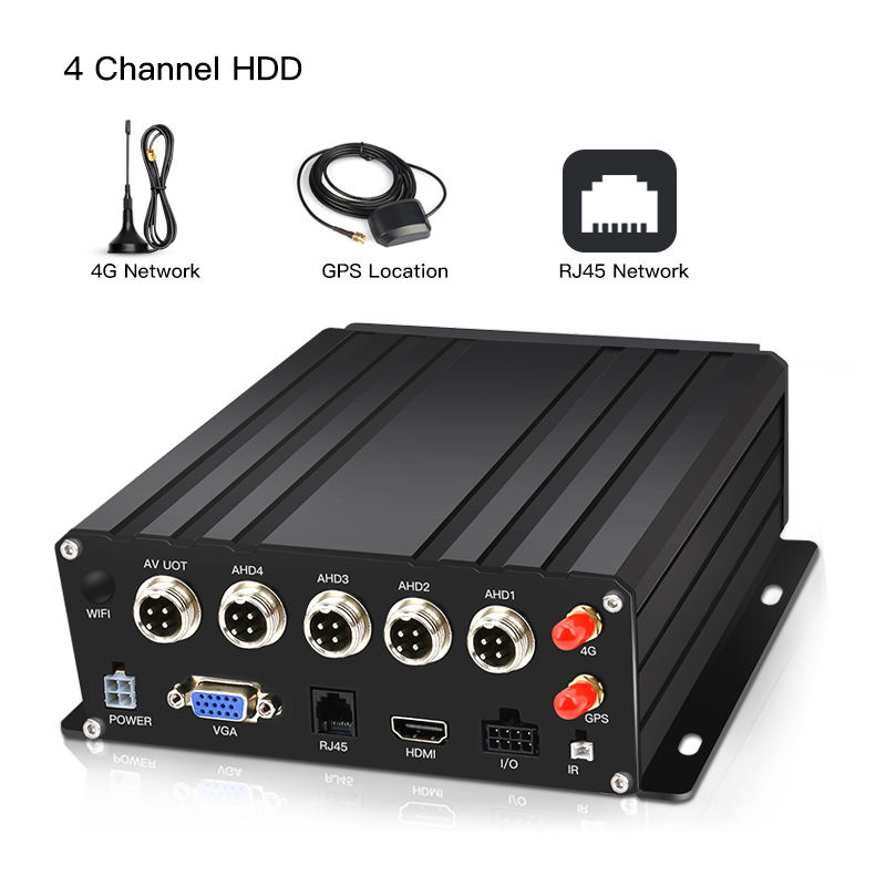 4CH HDD DVR 4G GPS