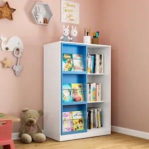 Kinder Schlafzimmer möbel Metall Bücherregal Bücherregal Lagerung Bücherregal Stahl Kinder Spielzeug halter Schrank