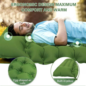 แผ่นรองนอนเป่าลมสำหรับตั้งแค<span class=keywords><strong>ม</strong></span>ป์ 4 ฤดู รุ่นขายดีปี 2025 ขนาดกะทัดรัด น้ำหนักเบา พร้อ<span class=keywords><strong>ม</strong></span>ปั๊มลมในตัว - Product Image 3