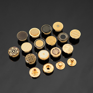 Factory Sale Arab Robe Thobe Buttons <b>Snap</b> Press 4 Part Metal Zinc Alloy <b>Snap</b> <b>Fastener</b> Button - Product Image 1