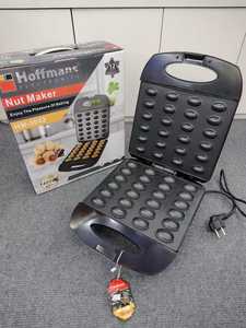 Machine à noix Hoffmans haute puissance 1400W, 220V, électrique, pour gâteaux aux noix et desserts, avec plaques antiadhésives, pour le marché africain - Product Image 1