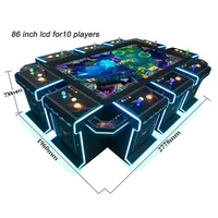 Table de jeu de poisson la plus vendue de haute qualité pour 6, 8, 10 personnes, machine de jeu de poisson de la série Ocean King de 55 pouces à 86 pouces