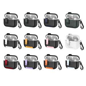 Pour AirPods <span class=keywords><strong>Pro</strong></span> 3 étui pour écouteurs sans fil pour Apple écouteurs 4 étui de protection support de téléphone universel pour AirPods 1/2 couverture - Product Image 2