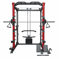 Rack de musculation multifonctionnel avec crossover par câble et machine Smith, équipement de force pour salle de sport à domicile et centre de fitness commercial