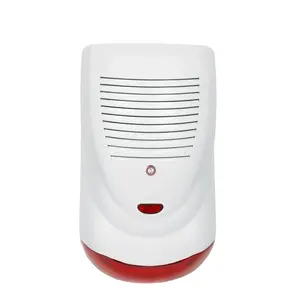 3 Töne 120 dB Südamerika Outdoor Sirene Alarmhorn mit Strohhalsauslöser Blitzlicht wasserdichter Alarm Sicherheitshorn