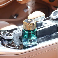 Diffuseur d'huiles essentielles portable en verre intelligent pour voiture, avec projection de lumière étoilée, lumière décorative, aromathérapie, rafraîchit l'air