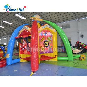 Grand jeu gonflable d'extérieur 4 en 1 : baseball, football, basketball, fléchettes, jeu de carnaval gonflable - Product Image 5