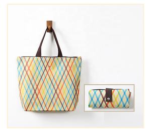 Sac de shopping pliable en tissu Oxford imperméable de haute qualité, à longue poignée et portable - Product Image 5