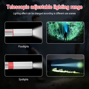ไฟฉาย LED แบบพกพา ชาร์จซ้ำได้ กันน้ำ ใช้งานได้หลากหลาย ให้แสงสว่างระยะไกล แข็งแรง ทนทาน เหมาะสำหรับใช้ในบ้านและกลางแจ้ง - Product Image 4