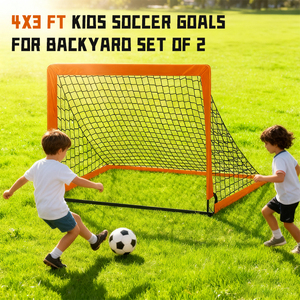 Portería <span class=keywords><strong>de</strong></span> Fútbol Portátil al por Mayor <span class=keywords><strong>para</strong></span> Niños y Adultos, <span class=keywords><strong>Red</strong></span> <span class=keywords><strong>de</strong></span> Entrenamiento Plegable con Accesorios <span class=keywords><strong>para</strong></span> Balón, Naranja, Nylon y Fibra <span class=keywords><strong>de</strong></span> Vidrio - Product Image 4