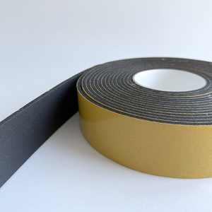 Yüksek kaliteli tek taraflı isıya dayanıklı güçlü yapışma kendinden yapışkanlı akrilik <span class=keywords><strong>3mm</strong></span> 5mm siyah NBR/PVC köpük kauçuk yalıtım bandı - Product Image 3