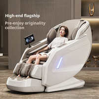 Sillón de Masaje Spa de Lujo Inteligente Eléctrico 4D de Gravedad Cero 2025 C126 con Riel SL, Masaje Shiatsu de Cuerpo Completo, Estiramiento Tailandés, Presión de Aire y Portátil