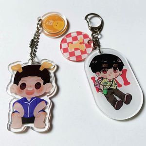 Custom Charm One Side or Double Side Printed Japan Idol Transparent Acrylic Keychain Charms - Product Image 4