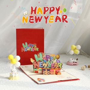 Carte de vœux 3D pop-up pour le Nouvel An avec les <span class=keywords><strong>meilleurs</strong></span> vœux - Product Image 2